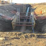 Ground Disturbance Monitoring - scaffolding